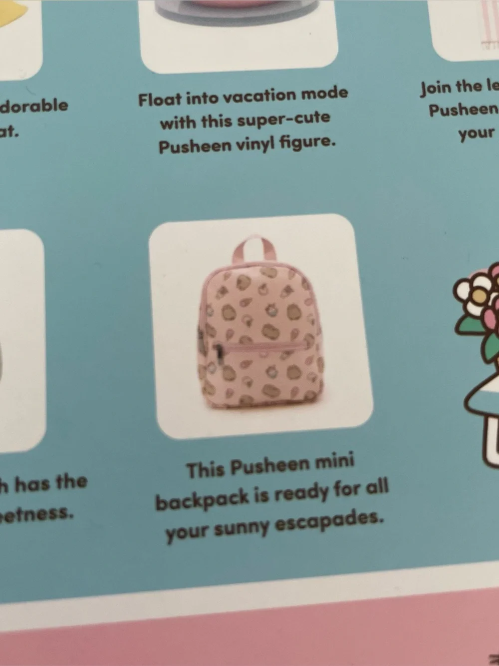 NWT Pusheen mini pink backpack